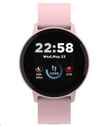 CANYON smart hodinky Lollypop SW-63 PINK, 1,3" IPS displej, 8 multi-sport, IP68, Android/iOS