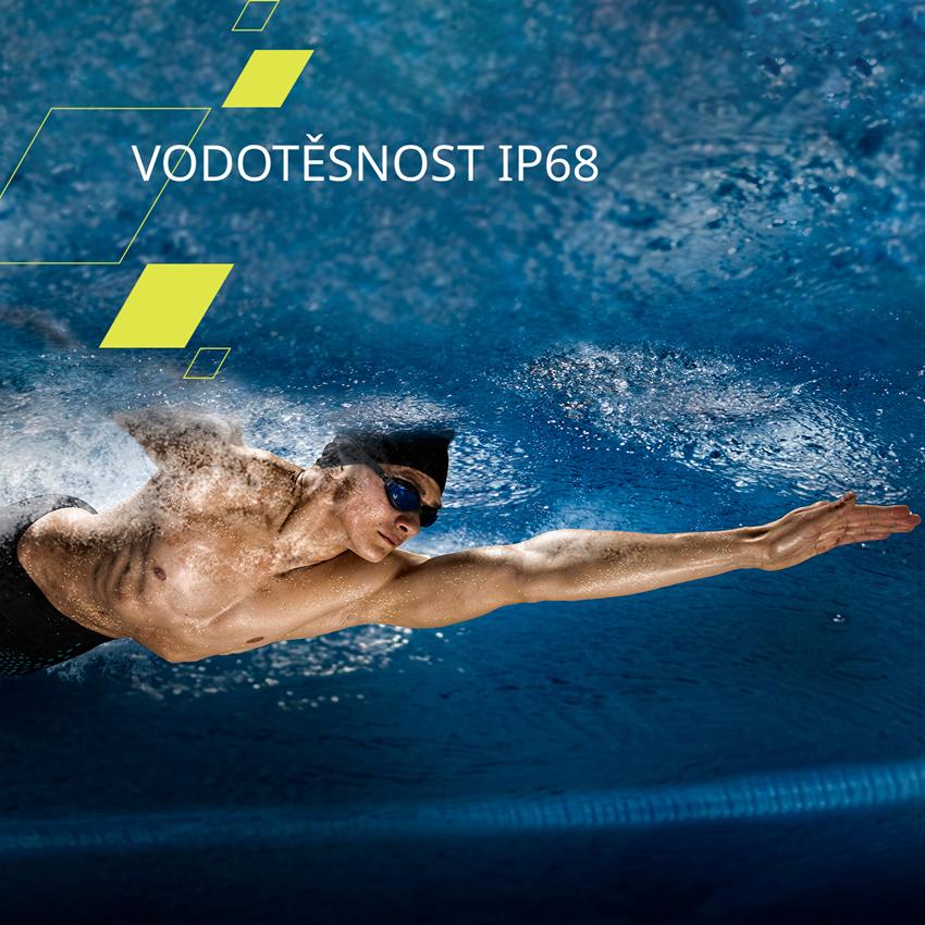 CANYON smart hodinky Maverick SW-83 Black, 1,32" IPS displej, GPS, 128 multi-sport, IP68, Android/iOS