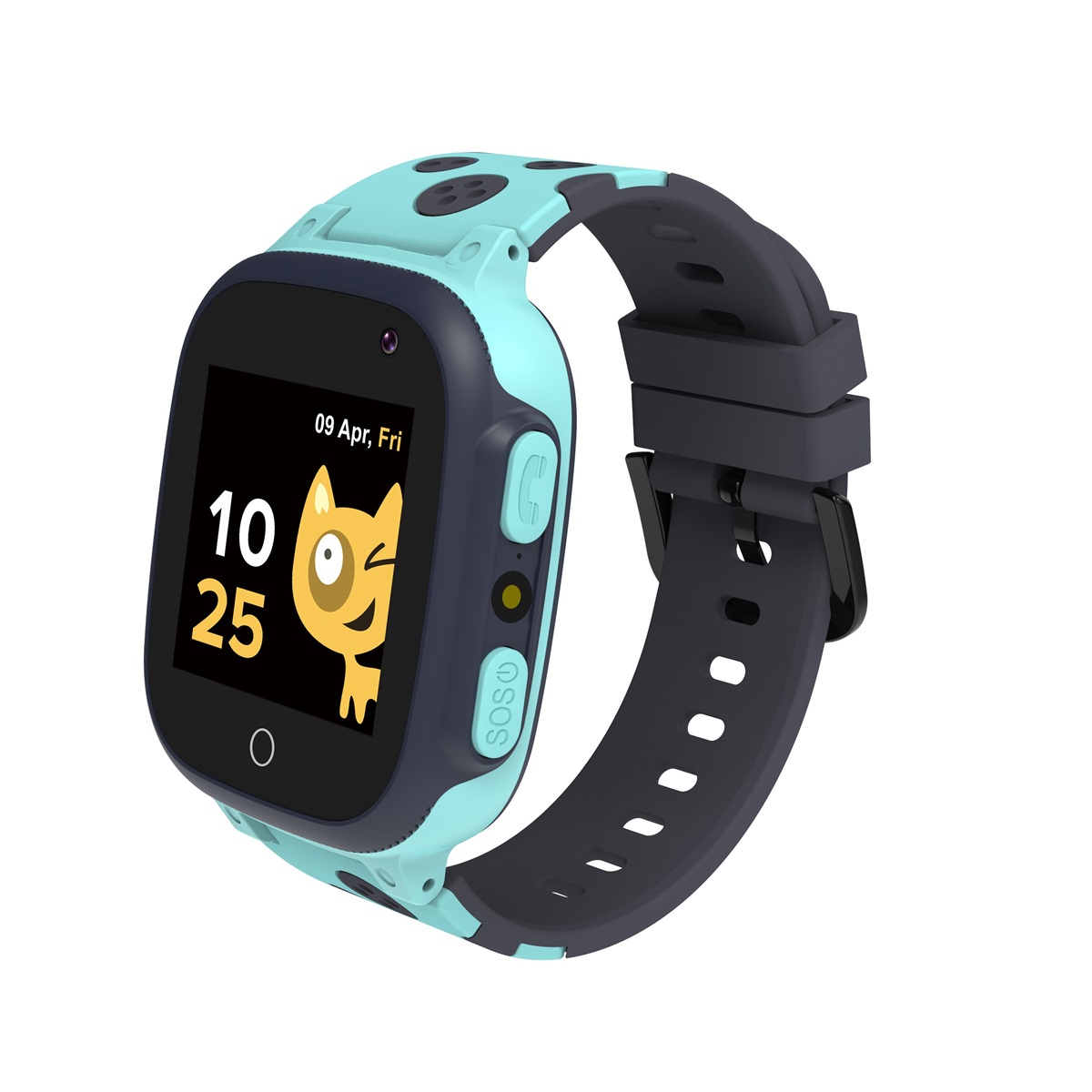 CANYON smart hodinky Sandy KW-34 BLUE/GREY,1.44", Nano SIM, SOS tlačítko, GPS+LBS, kamera, volání, perimetr