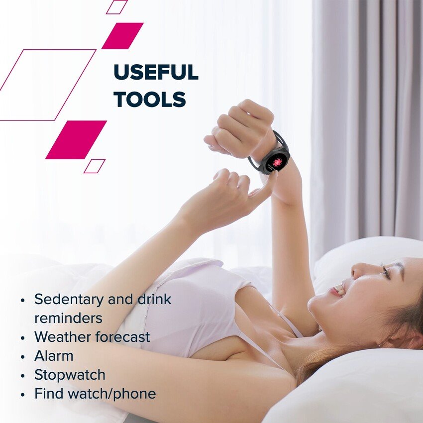 CANYON Smart Watch Hexagon 88 BT-CALL Black