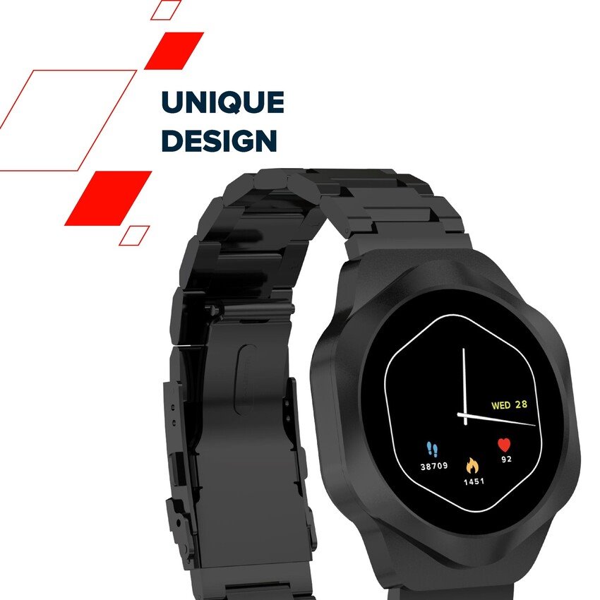 CANYON Smart Watch Hexagon 88 BT-CALL Black