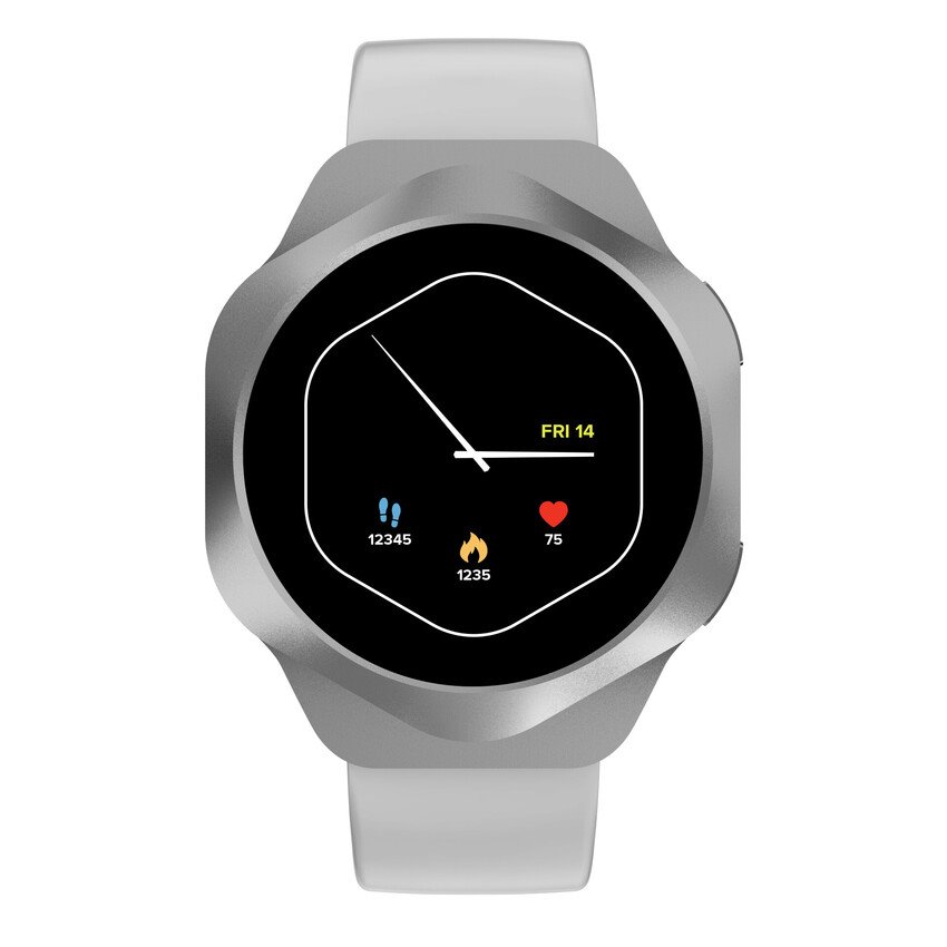 CANYON Smart Watch Hexagon 88 BT-CALL Silver