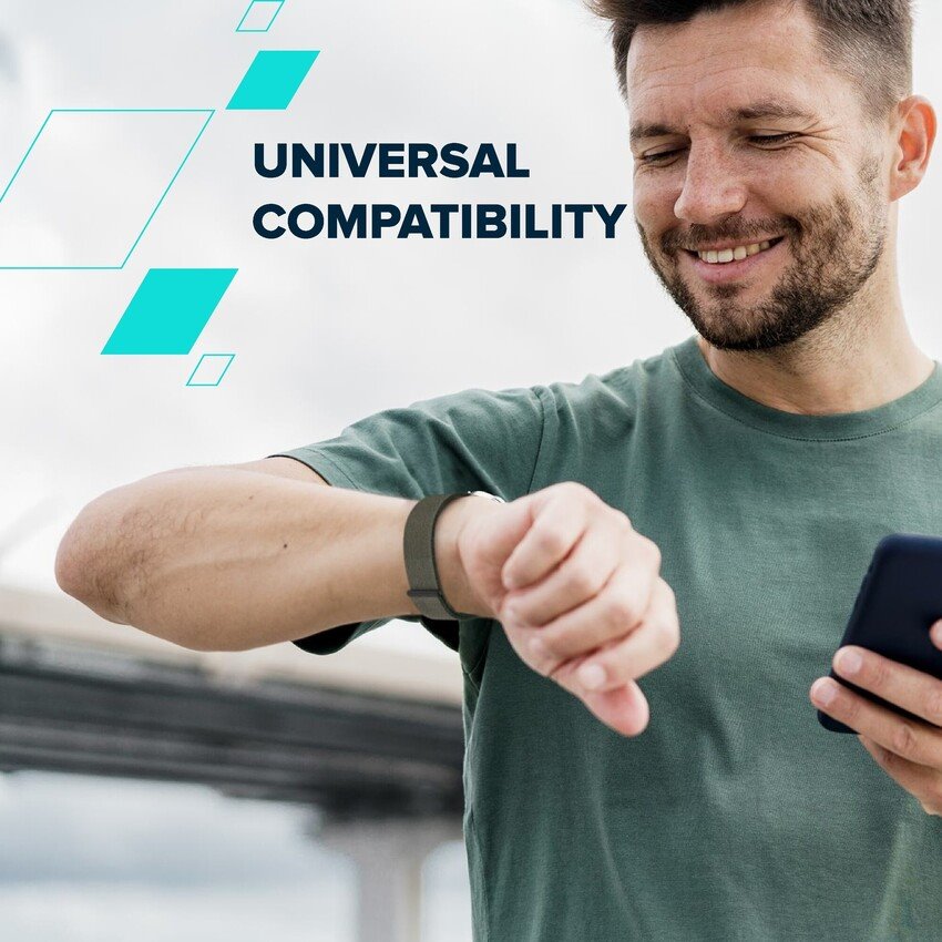 CANYON Smart Watch Hexagon 88 BT-CALL Silver