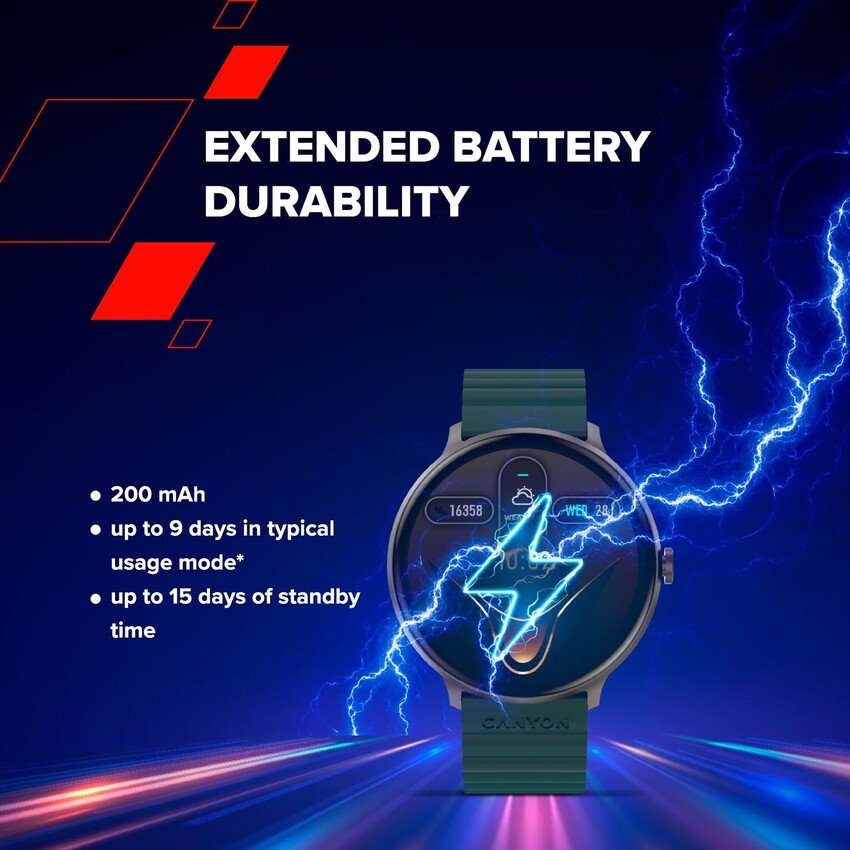 CANYON smart watch Jacky SW-69 Green Orange