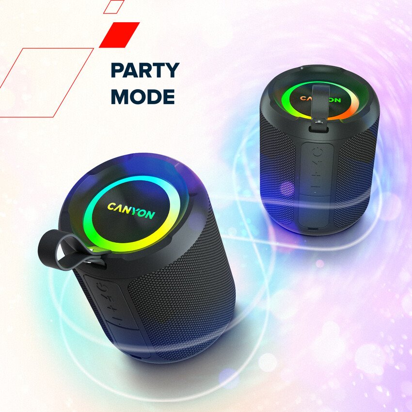CANYON speaker OnMove 11 IPX6 TWS 20W EQ RGB Black