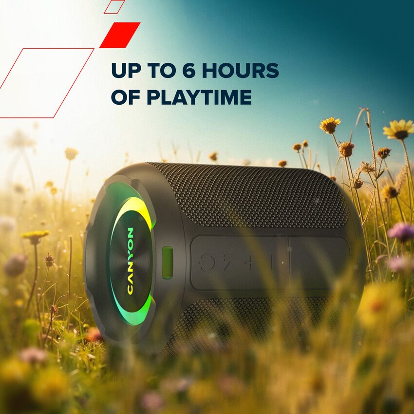 CANYON speaker OnMove 11 IPX6 TWS 20W EQ RGB Black