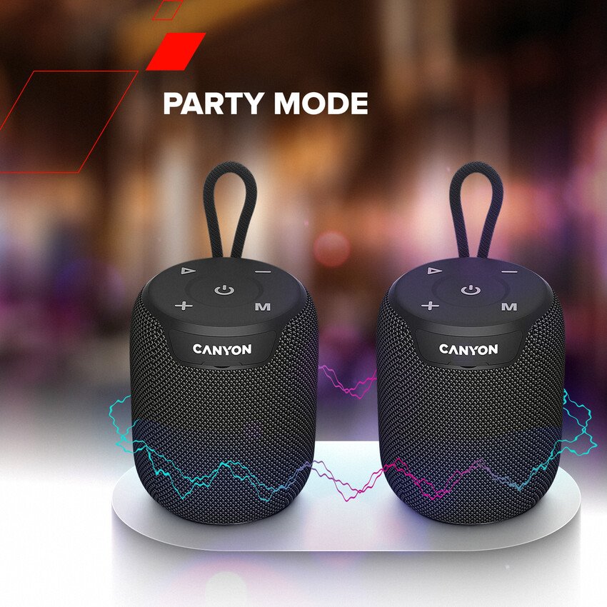 CANYON speaker OnMove 9 IPX6 TWS 10W Black