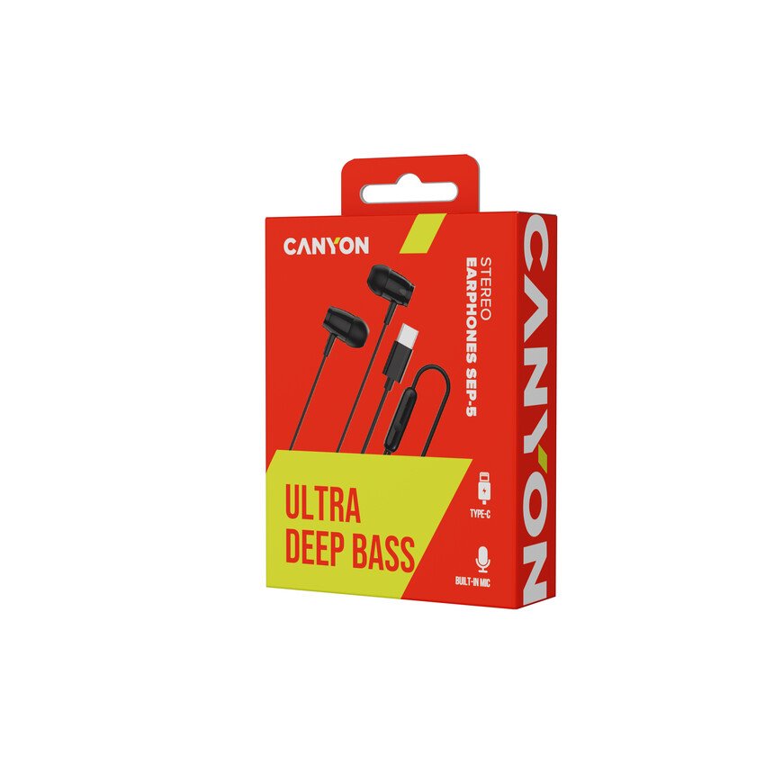 CANYON špunty SEP-5 TYPE-C Black