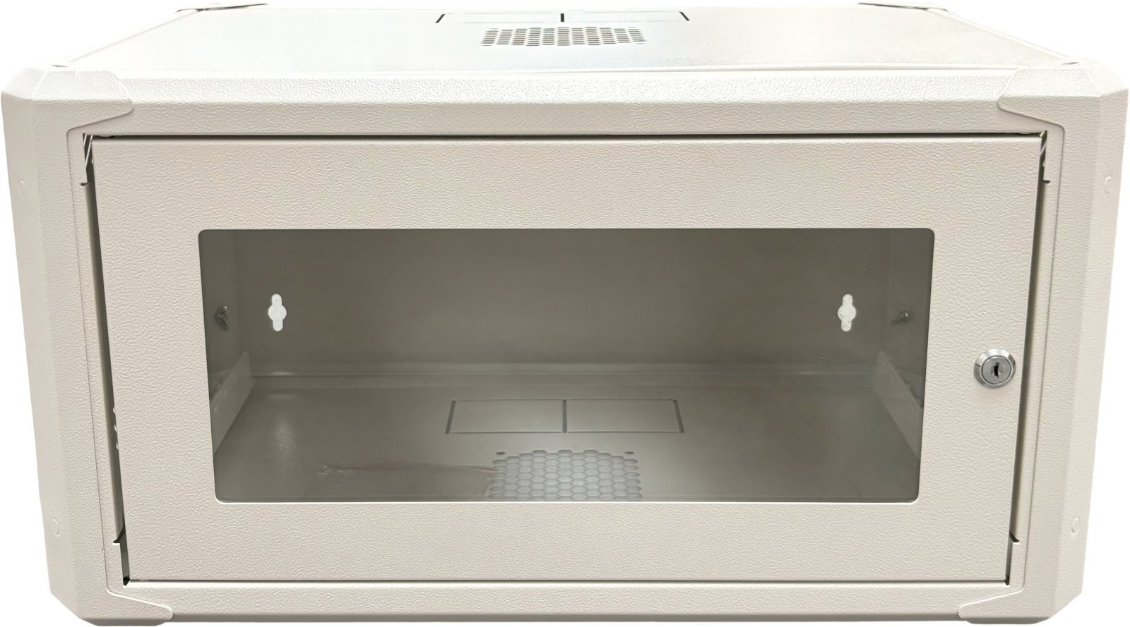 Conexpro jednodílný rozvaděč 19" 4U/400mm, FLAT PACK, skleněné dveře