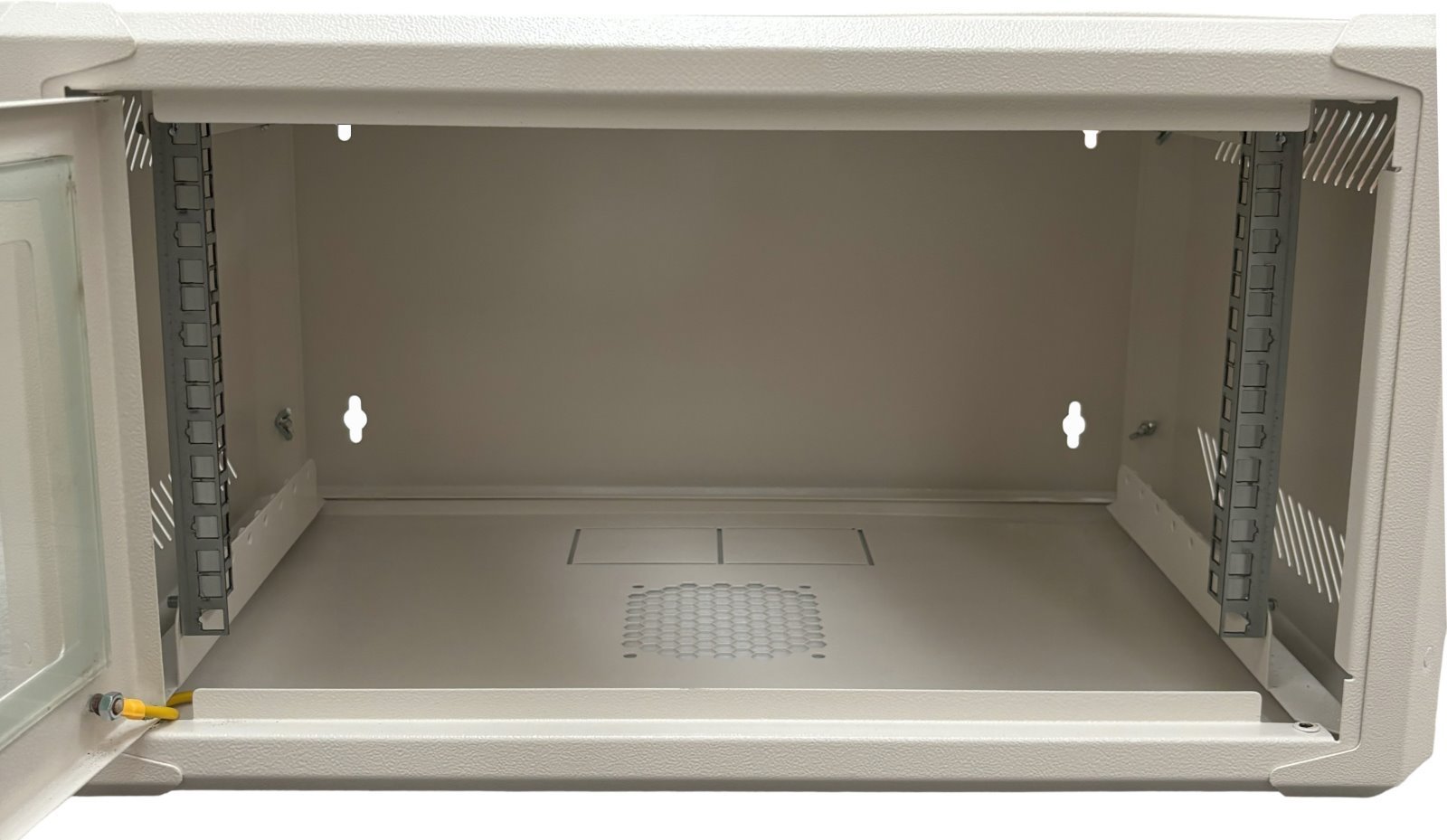 Conexpro jednodílný rozvaděč 19" 4U/400mm, FLAT PACK, skleněné dveře
