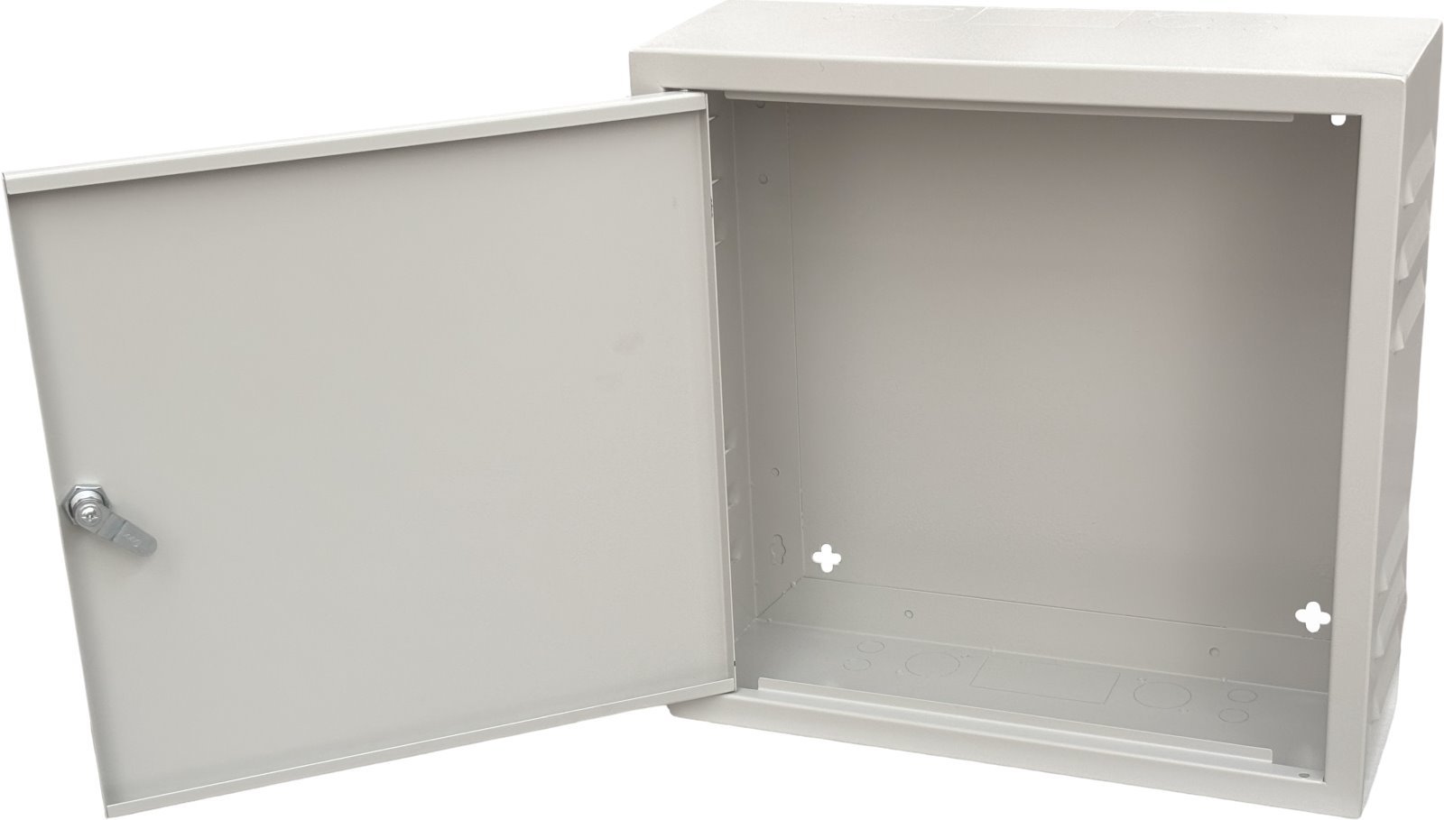 Conexpro montážní skříň na stěnu 400x400x140, ventilace, šedá