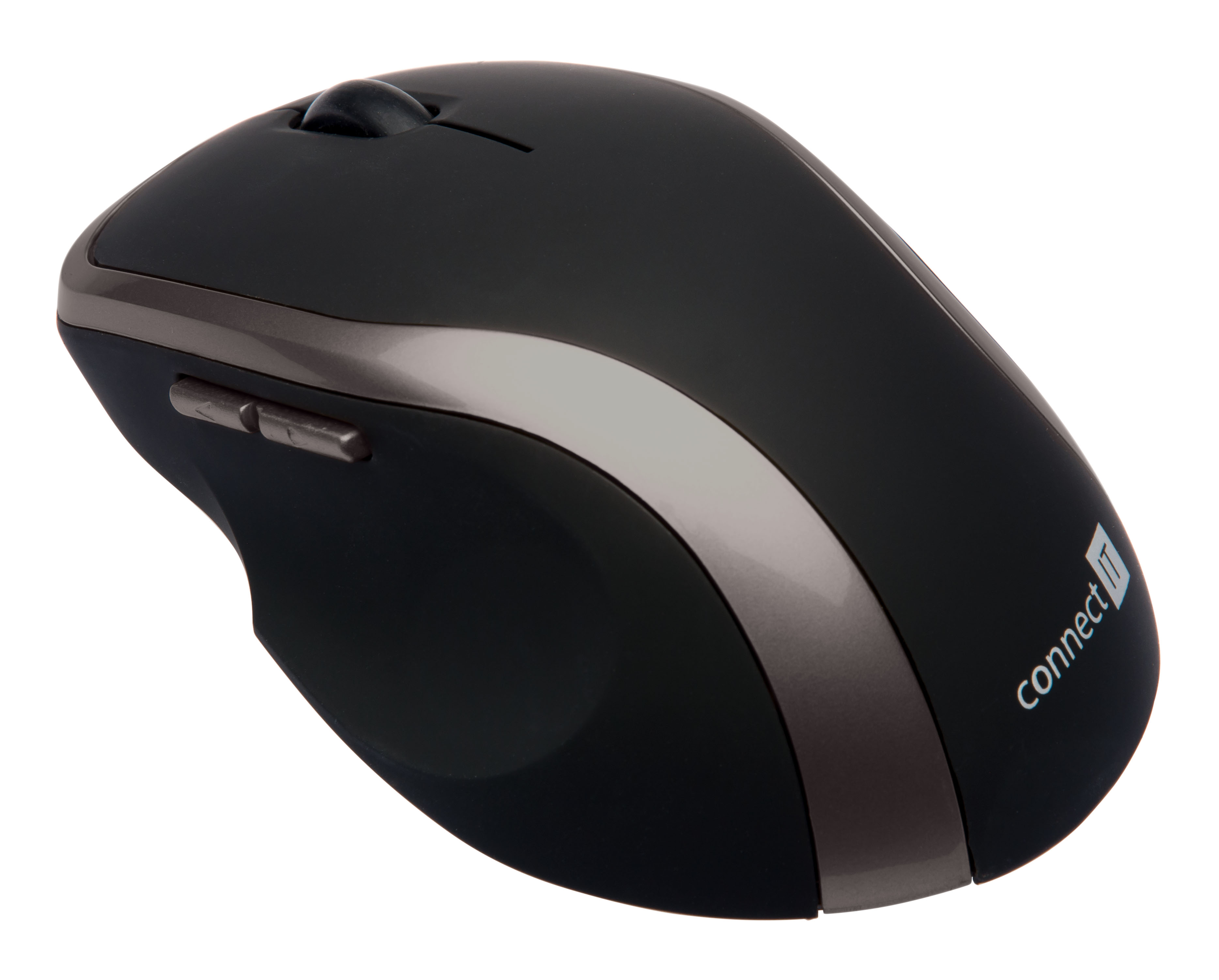 CONNECT IT Bezdrátová laserová myš WM2200 (+ 2x AAA baterie zdarma), černá