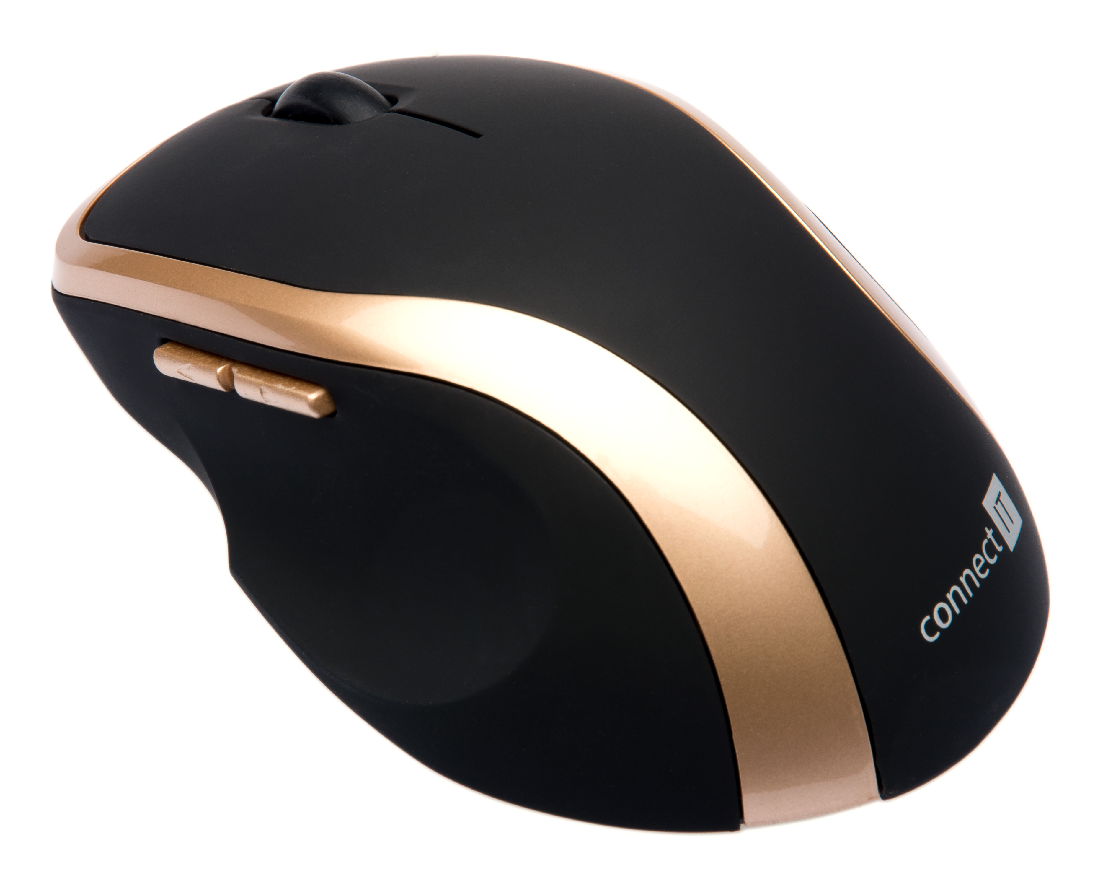 CONNECT IT bezdrátová laserová myš WM2200, (+ 2x AAA baterie zdarma), zlatá