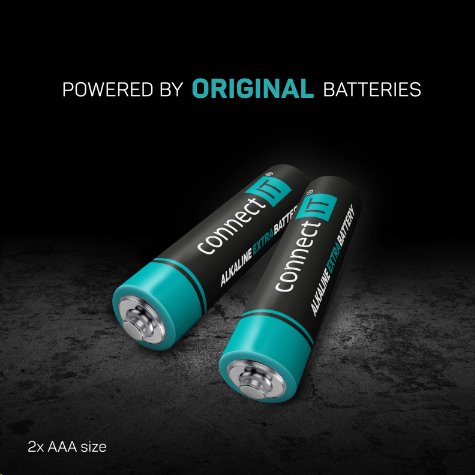 CONNECT IT Bezdrátová optická myš (+ 2x AAA baterie zdarma), černá