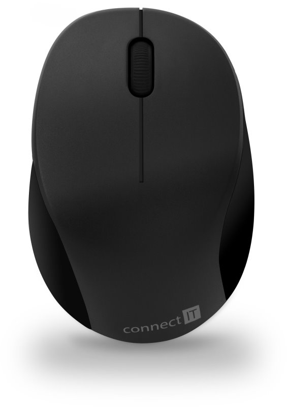 CONNECT IT Combo bezdrátová černá klávesnice + myš, (+1x AAA +1x AA baterie zdarma), CZ + SK layout