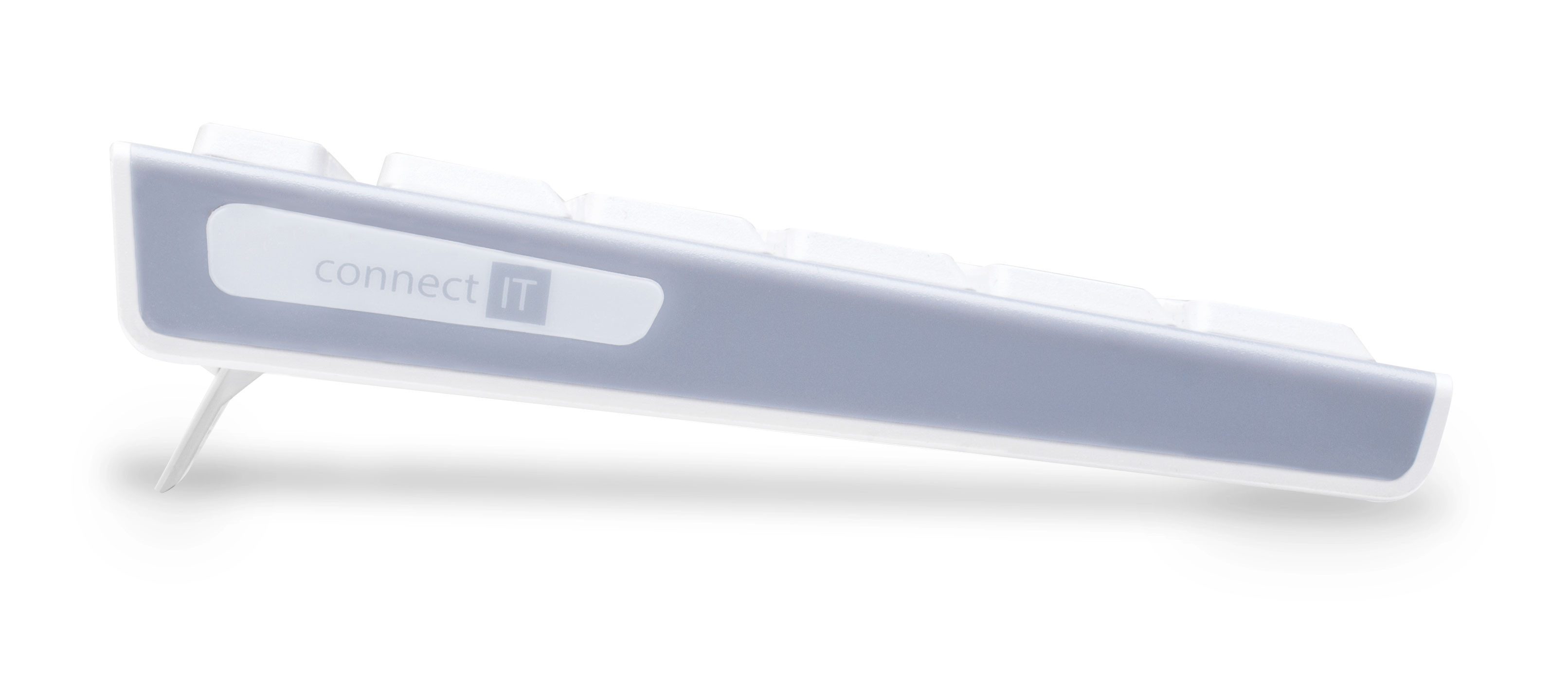 CONNECT IT Combo bezdrátová šedá klávesnice + myš, (+1x AAA +1x AA baterie zdarma), CZ + SK layout