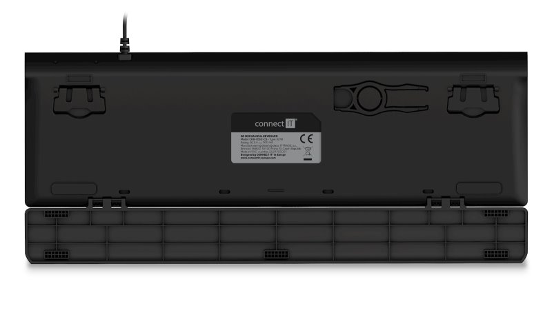 CONNECT IT GG mechanická herní klávesnice (CZ+SK verze), ČERNÁ