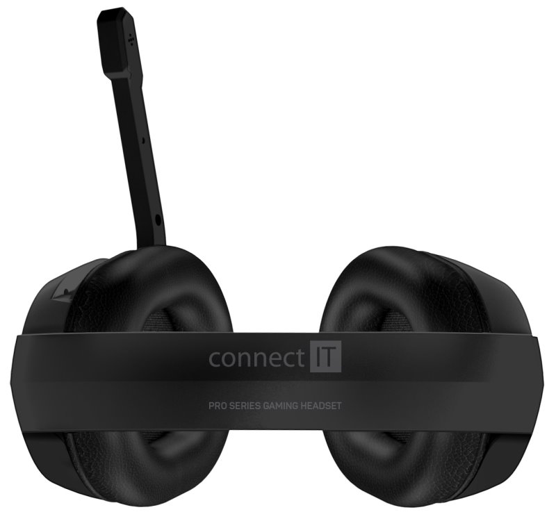 CONNECT IT NEO herní sluchátka s mikrofonem, 1xJack+USB, ČERNÁ