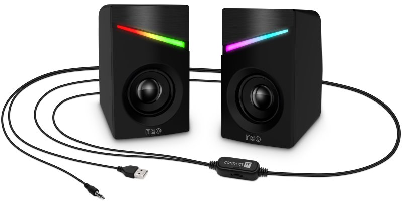 CONNECT IT NEO PC reproduktory, ČERNÉ