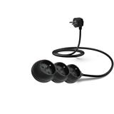 CONNECT IT prodlužovací kabel 230 V, 3 zásuvky, 1,5 m, bez vypínače (černý)