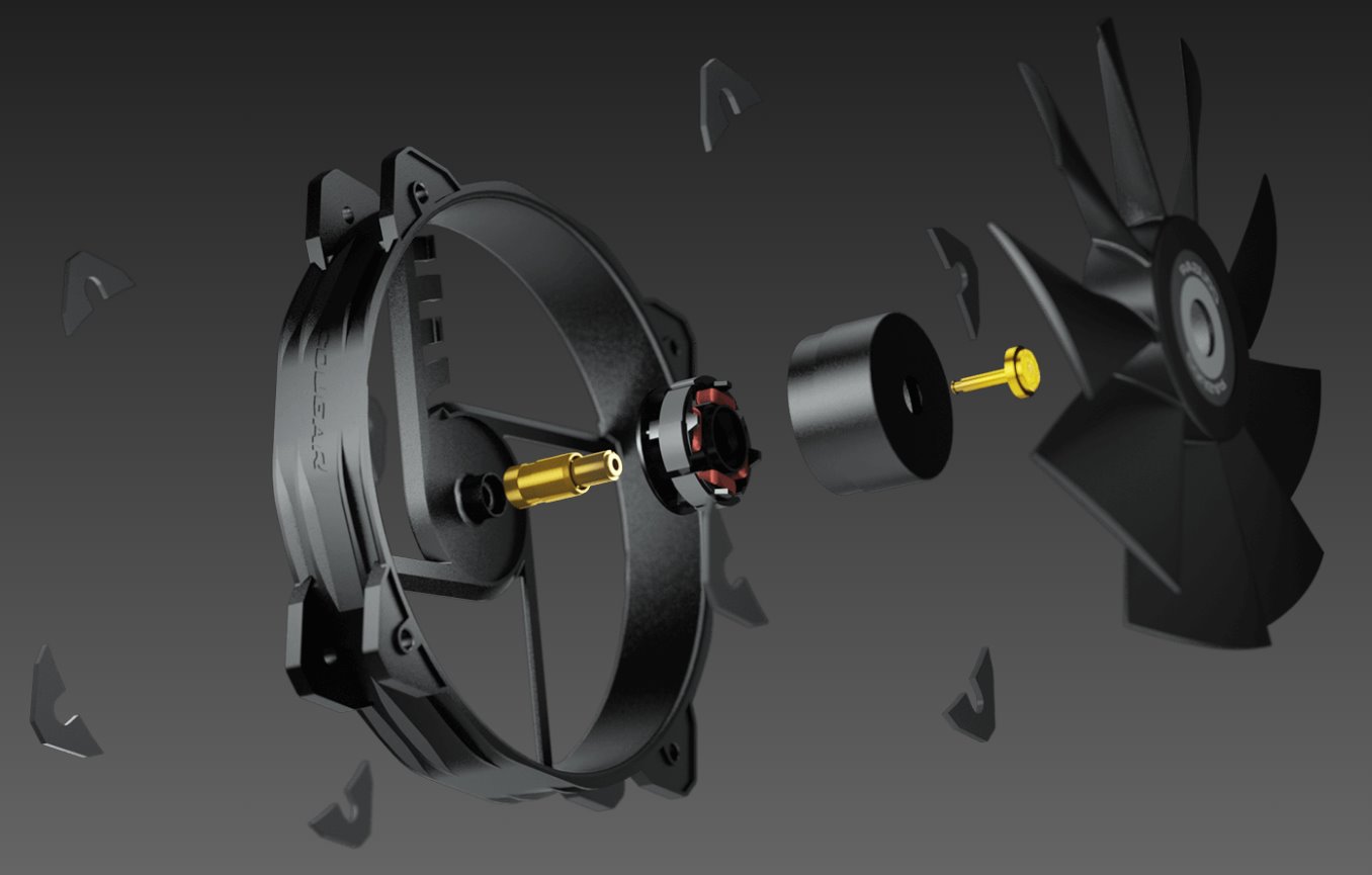 COUGAR chlazení FORZA 135 CPU Air Cooling 153x140x160mm HDB