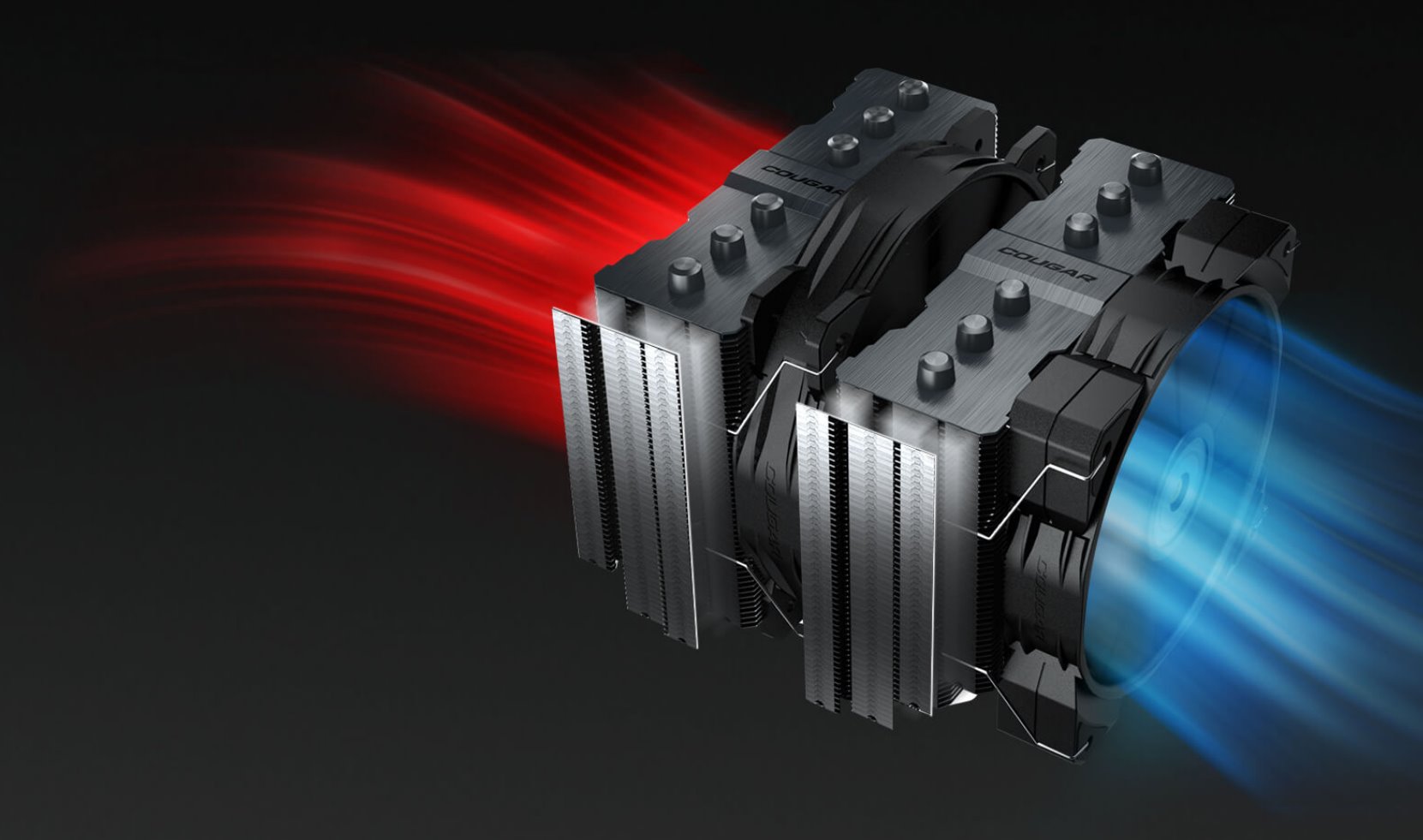 COUGAR chlazení FORZA 135 CPU Air Cooling 153x140x160mm HDB