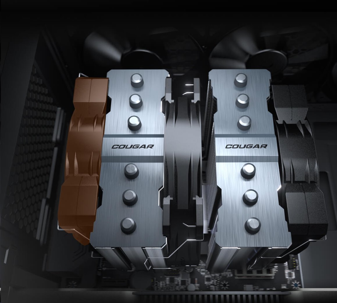 COUGAR chlazení FORZA 135 CPU Air Cooling 153x140x160mm HDB