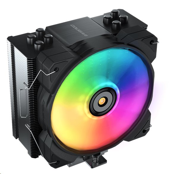 COUGAR chlazení FORZA 50 ARGB CPU Air Cooling 50x135x155mm ZIPPER FIN HDB