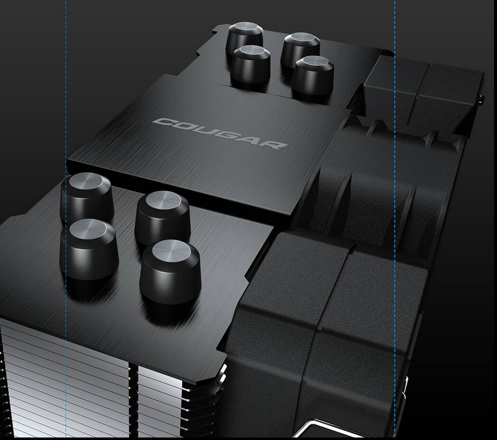 COUGAR chlazení FORZA 50 ARGB CPU Air Cooling 50x135x155mm ZIPPER FIN HDB