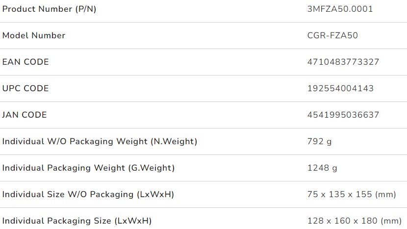 COUGAR chlazení FORZA 50 CPU Air Cooling 50x135x155mm HDB