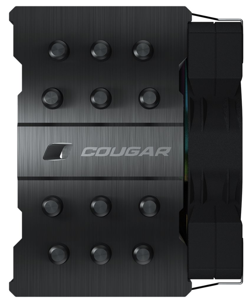 COUGAR chlazení FORZA 85 ARGB CPU Air Cooling 85x135x155mm ZIPPER FIN HDB
