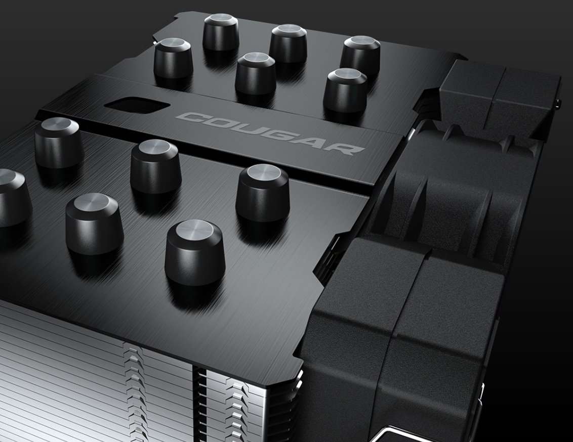 COUGAR chlazení FORZA 85 ARGB CPU Air Cooling 85x135x155mm ZIPPER FIN HDB