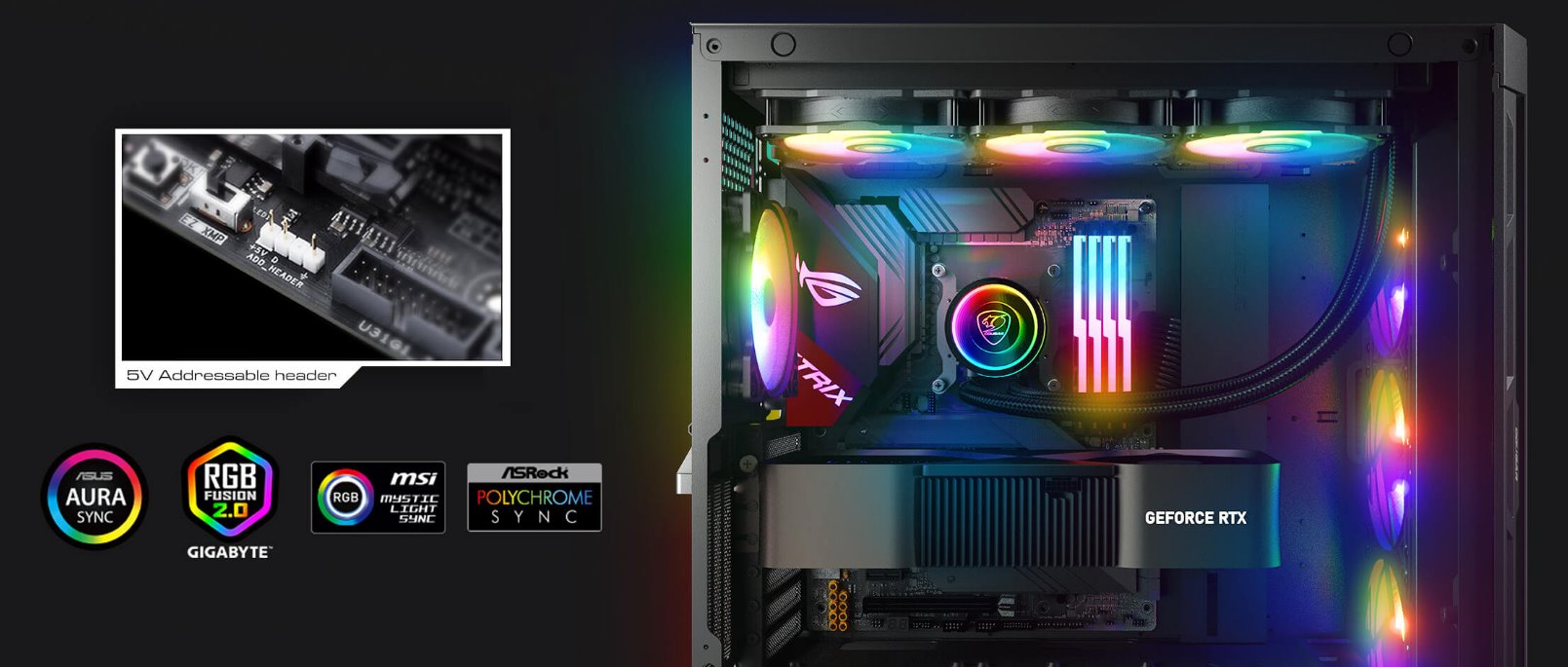 COUGAR chlazení POSEIDON ELITE ARGB 240 AIO vodní black