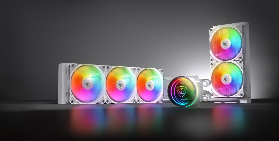 COUGAR chlazení POSEIDON ELITE ARGB 240 AIO vodní white