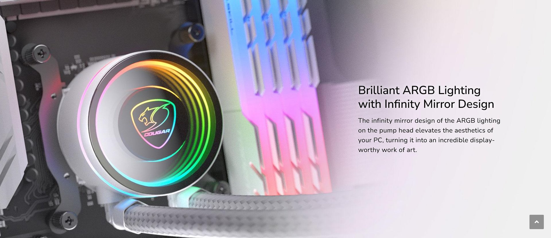 COUGAR chlazení POSEIDON ELITE ARGB 360 AIO vodní black