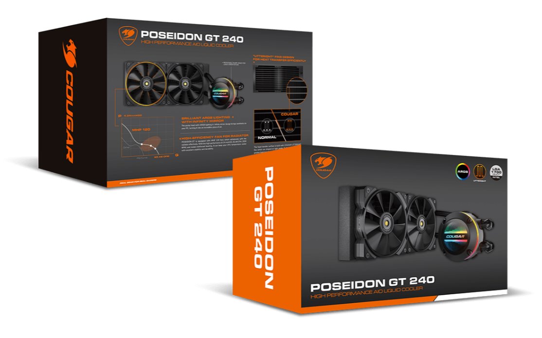 COUGAR chlazení POSEIDON GT 240 AIO vodní, 2x fan