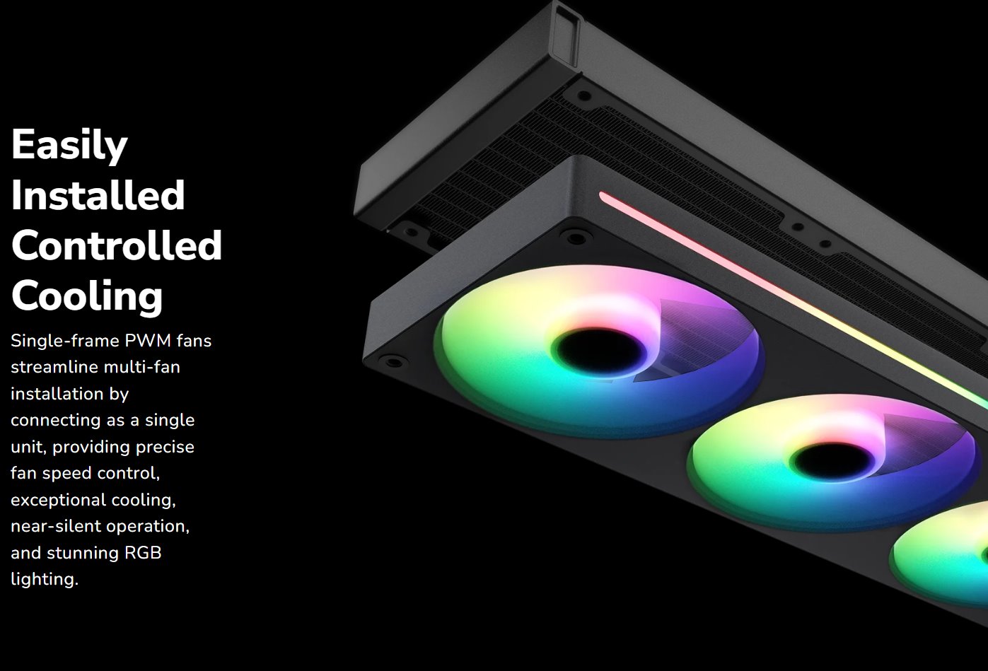 COUGAR chlazení POSEIDON VISTEK Pro ARGB 240 AIO vodní white