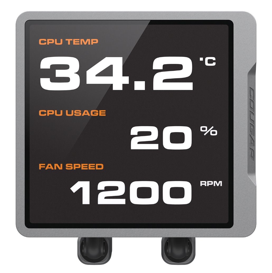 COUGAR chlazení POSEIDON VISTEK Pro ARGB 360 AIO vodní white