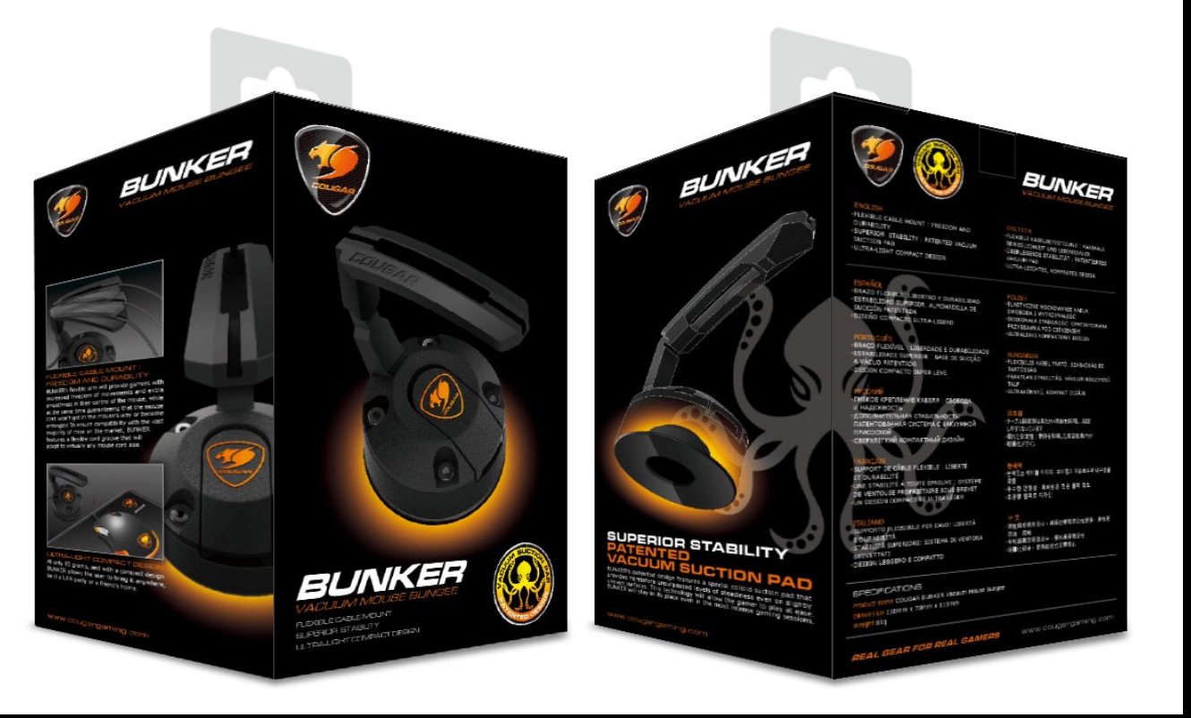 COUGAR držák kabelu myši Bunker