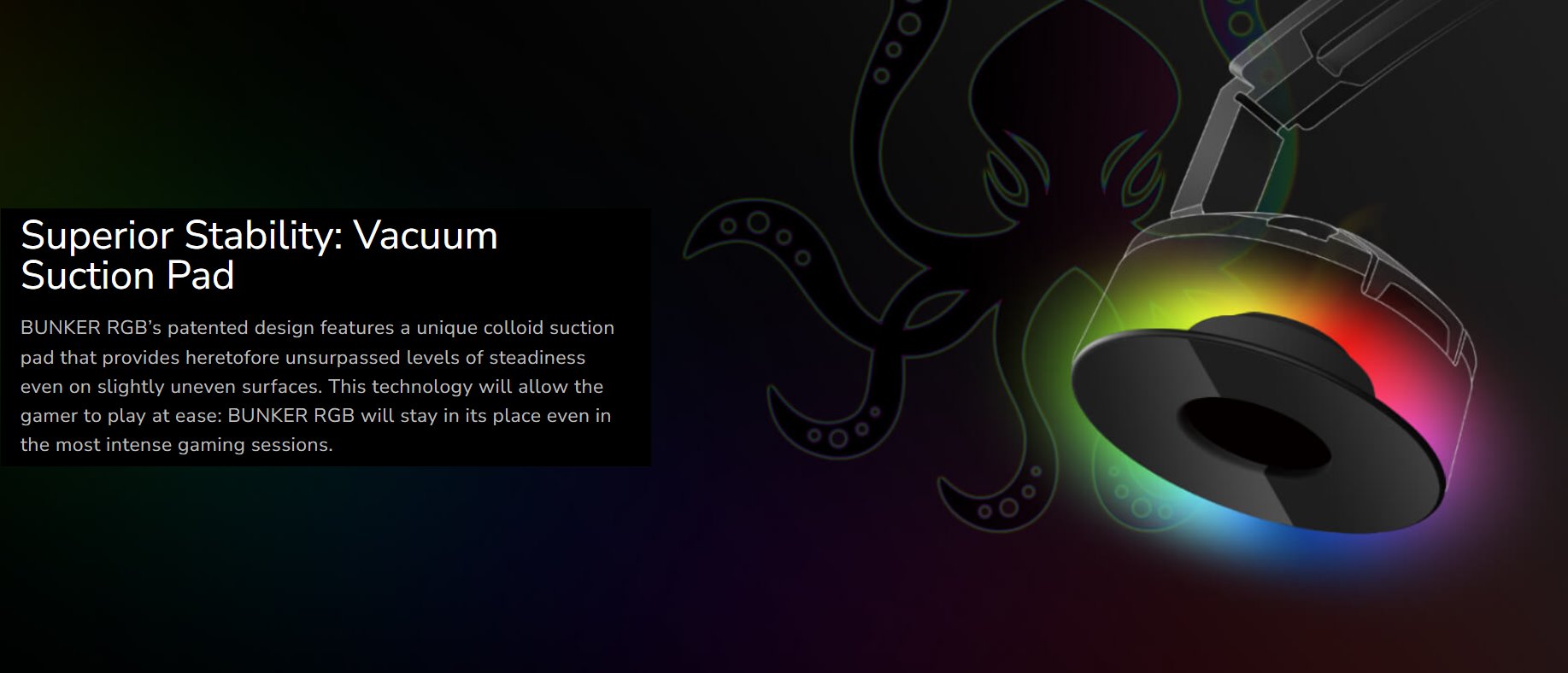 COUGAR držák kabelu myši Bunker RGB s USB HUBem