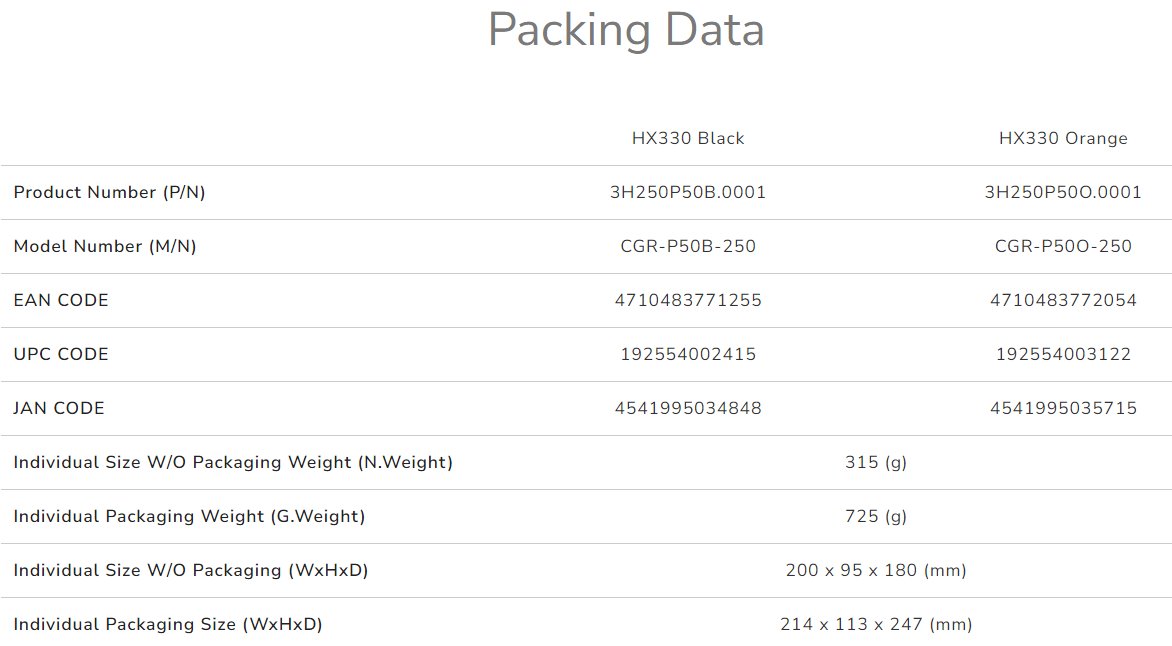 COUGAR herní headset HX330 NC 50mm orange