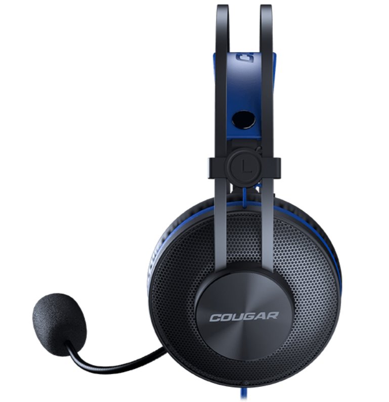 COUGAR herní headset Immersa Essential CNC 40mm blue