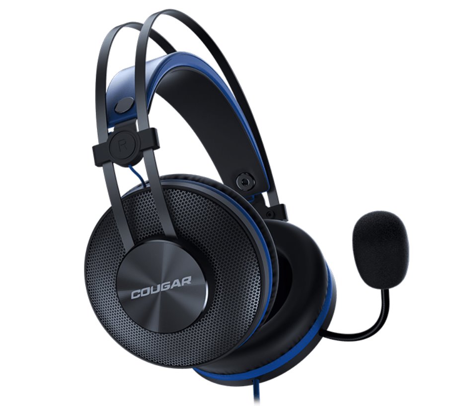 COUGAR herní headset Immersa Essential CNC 40mm blue