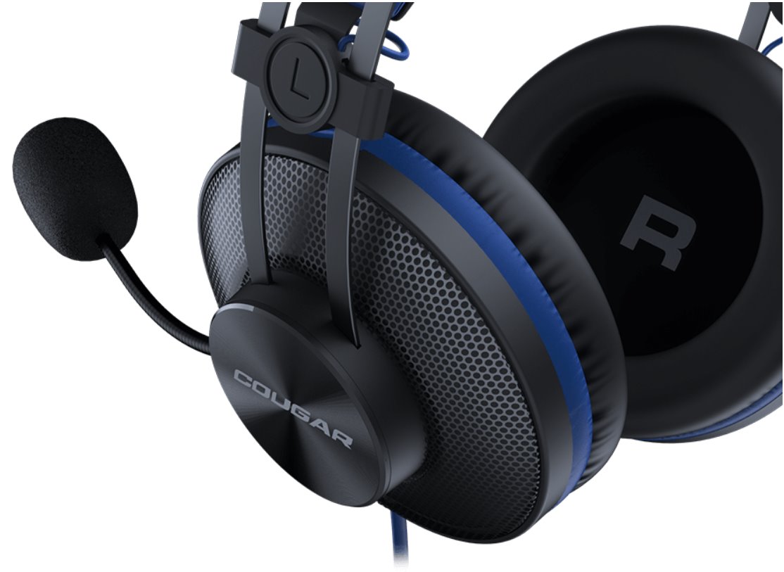 COUGAR herní headset Immersa Essential CNC 40mm blue