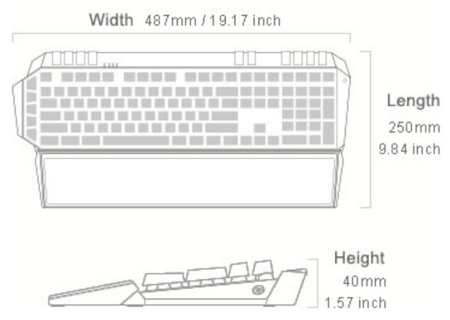 COUGAR herní klávesnice 700K EVO RGB (Red Cherry MX mechanical switch), aluminium brushed structure, NRKO
