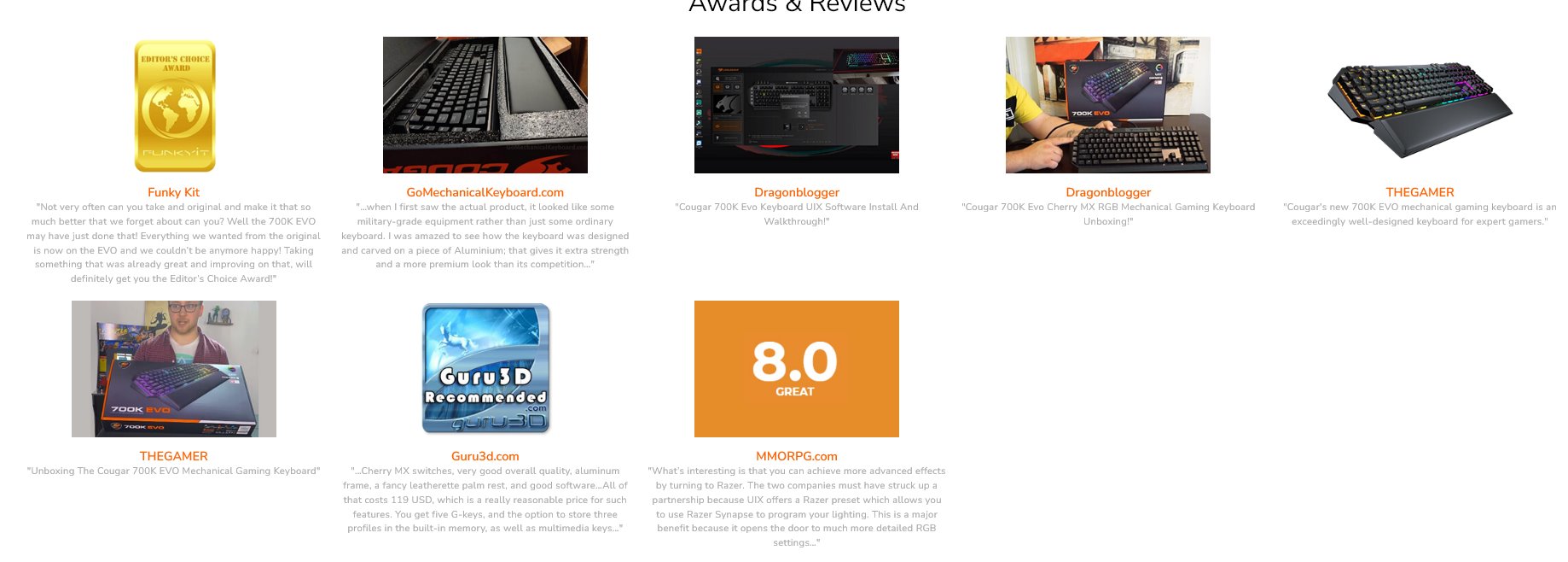 COUGAR herní klávesnice 700K EVO RGB (Red Cherry MX mechanical switch), aluminium brushed structure, NRKO