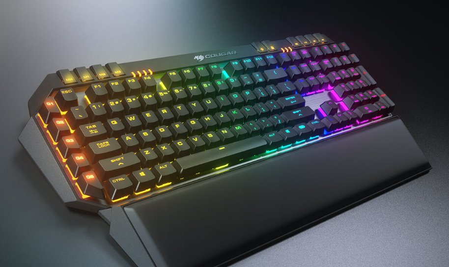 COUGAR herní klávesnice 700K EVO RGB (Red Cherry MX mechanical switch), aluminium brushed structure, NRKO