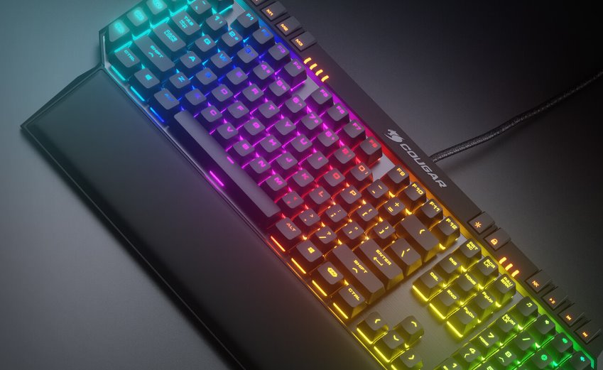 COUGAR herní klávesnice 700K EVO RGB (Red Cherry MX mechanical switch), aluminium brushed structure, NRKO