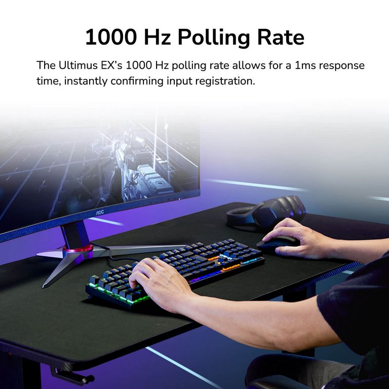 COUGAR herní klávesnice Ultimus EX white (N-KEY Rollover)