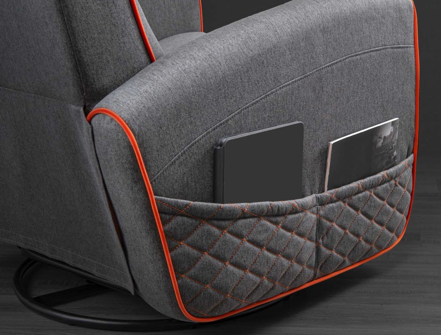 COUGAR herní křeslo FIDOM Orage/Black